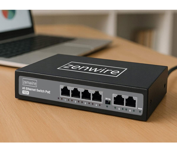 Zenwire POE 1024 (6x10/100 Mbps) - 1604615 - zdjęcie 3